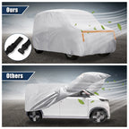 Set of 1 Car Cover for Nissan Sakura (2023–2023) Outdoor Waterproof Silver Tone