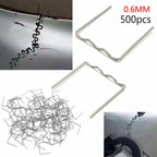500 x 0.6mm Flat Hot Staple for Car Bumper Welder Repair Kit