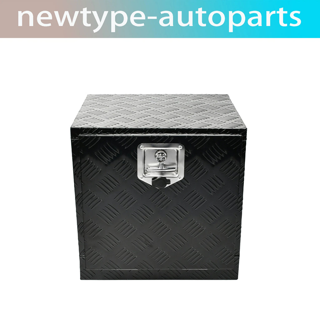 18" x 17" x 18" Black Aluminum Tool Box for Pickup Truck (Fits )