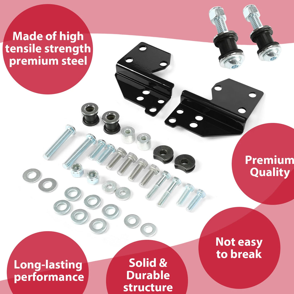 Sissy Bar Backrest Docking Hardware Kit for Harley Touring (1997-2008)