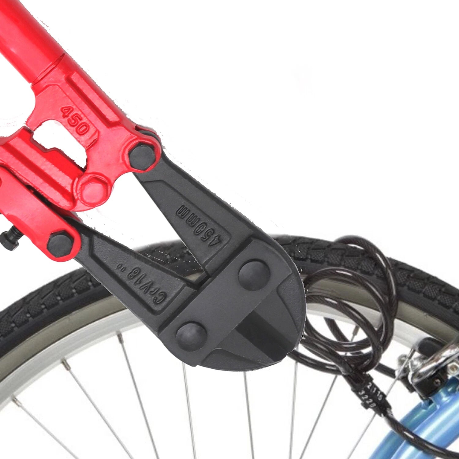 18" Bolt Cutter for Industrial Use (Wire Cut Steel Cable)