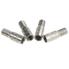 Set of 4 Valve Stem Extensions for Universal Vehicles (Chrome, Brass)