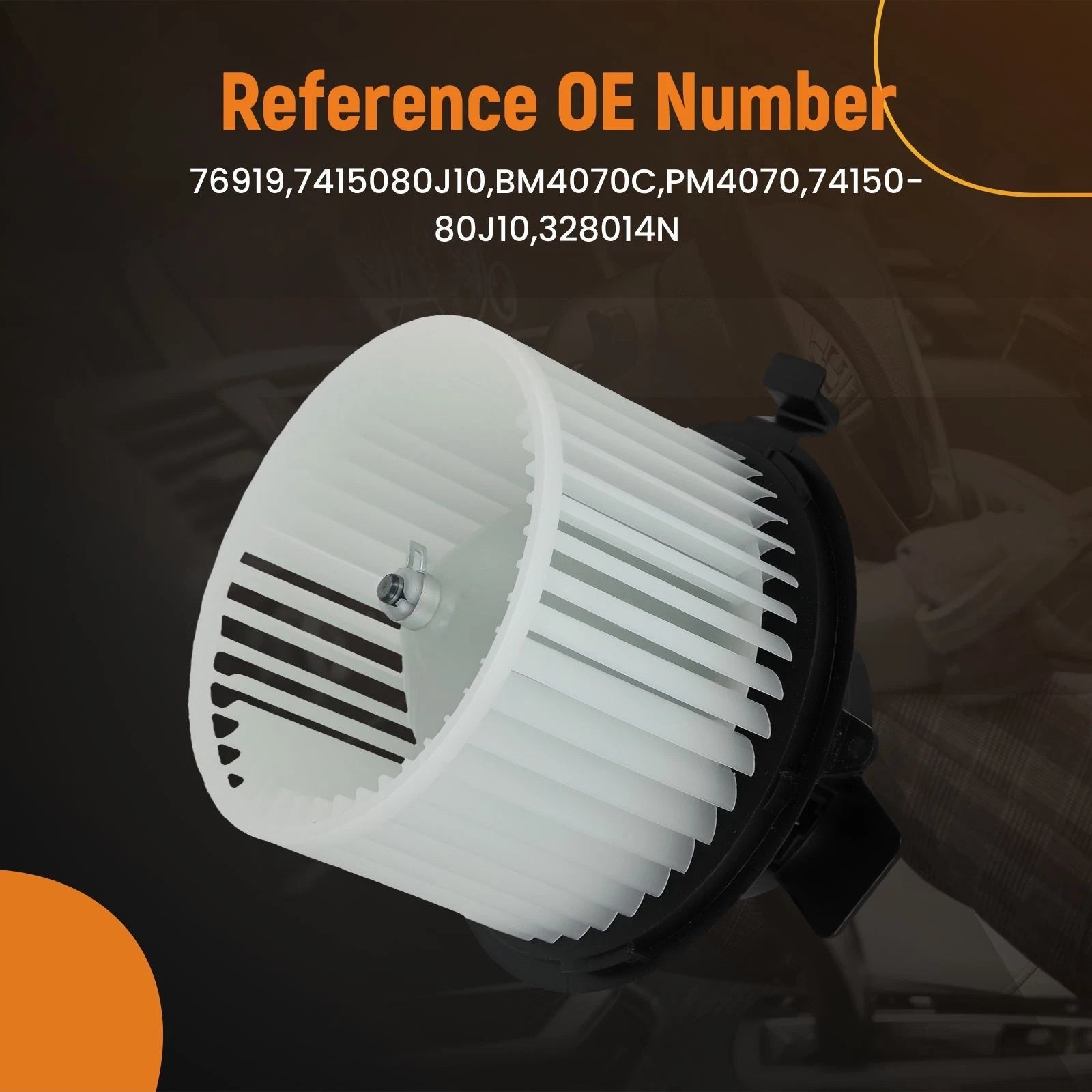 Blower Motor with Fan Cage for Suzuki SX4 Crossover (2007-2013)
