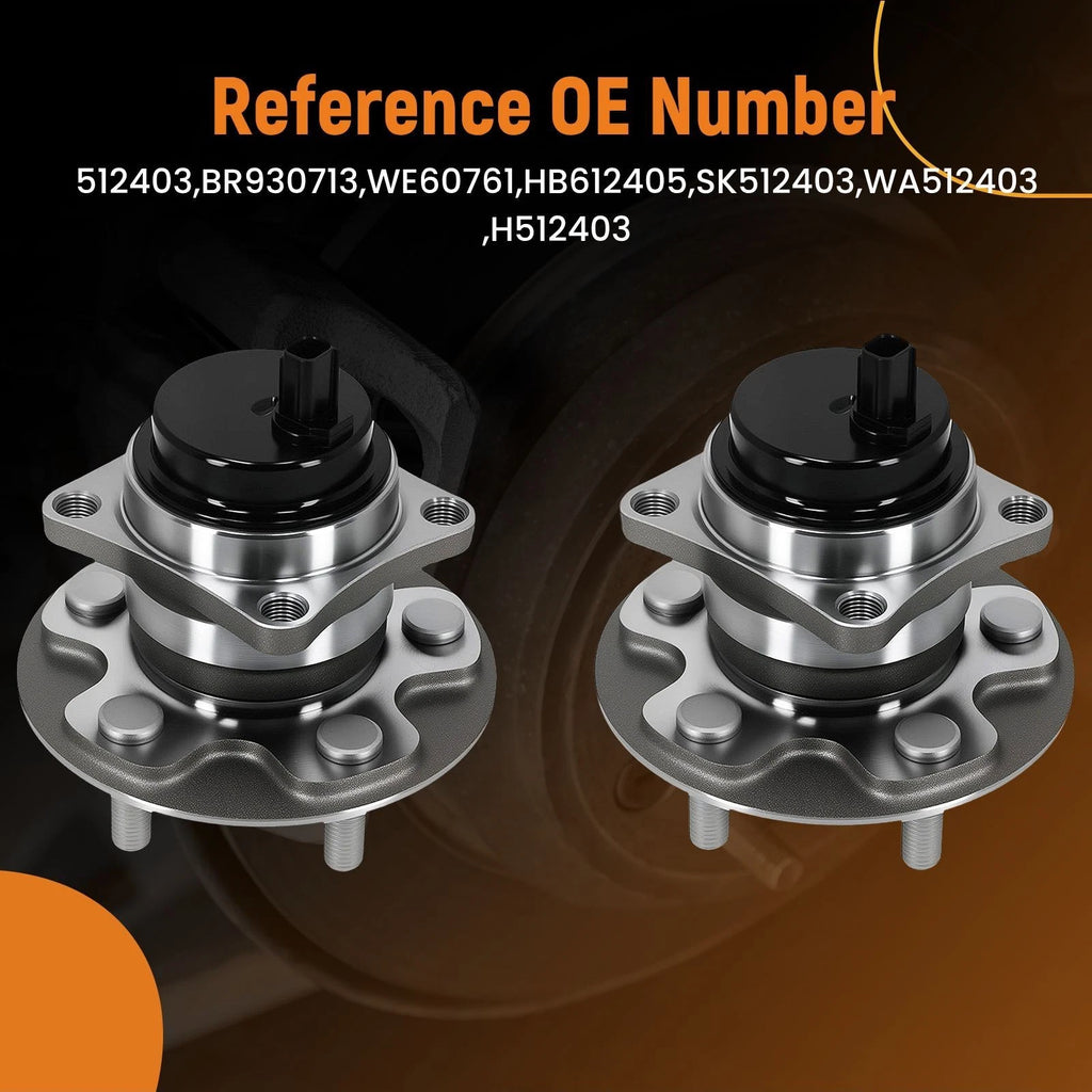 Rear Wheel Hub & Bearing Assembly for Toyota Corolla (2009–2019) 512403 HB612405