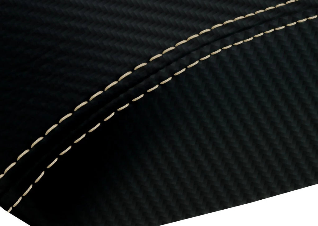 Console Lid Armrest Cover for Nissan Pathfinder (2022–2023) Beige Stitch