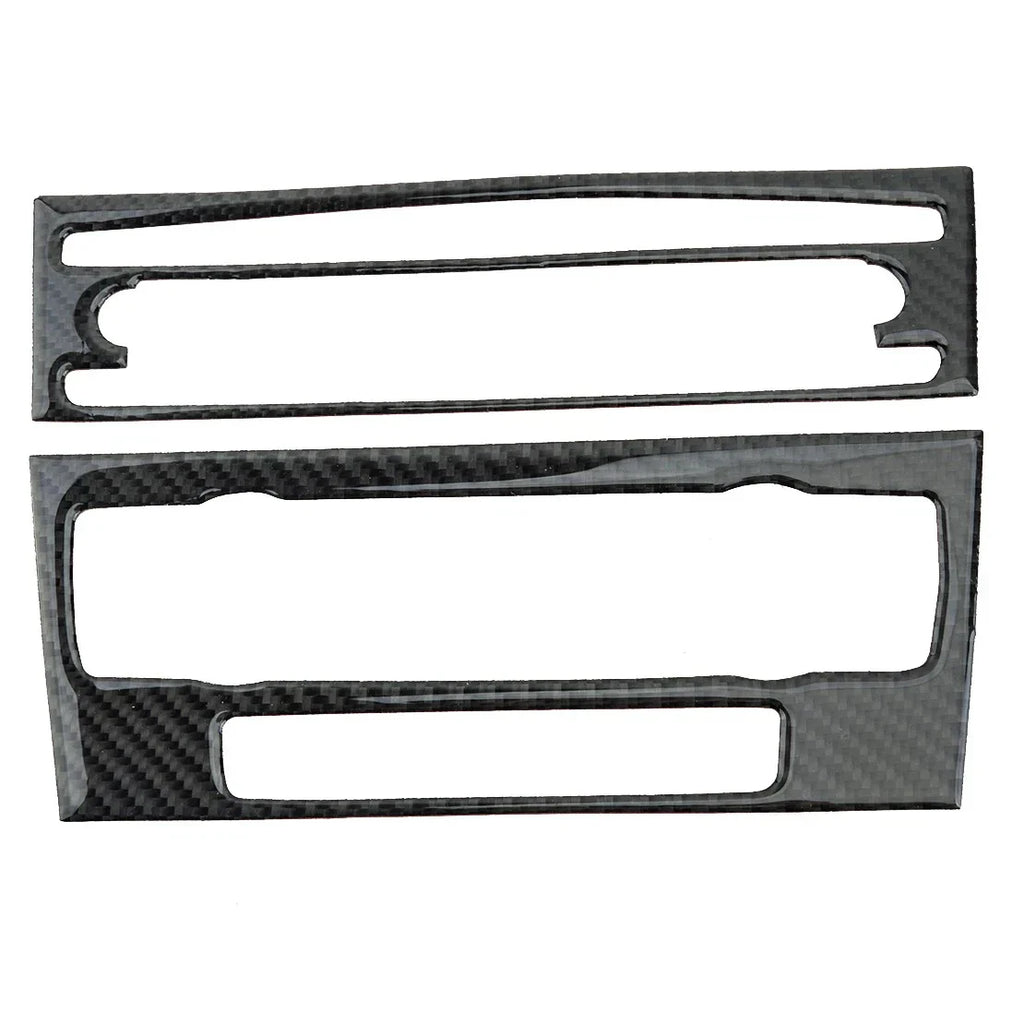 Carbon Fiber AC/CD Panel Frame Trim for BMW 3 E90 E92 E93 (2005-2012)