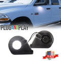 White LED Under Side Mirror Puddle Light for Dodge RAM 1500 2500 3500 4500 (2010–2019)