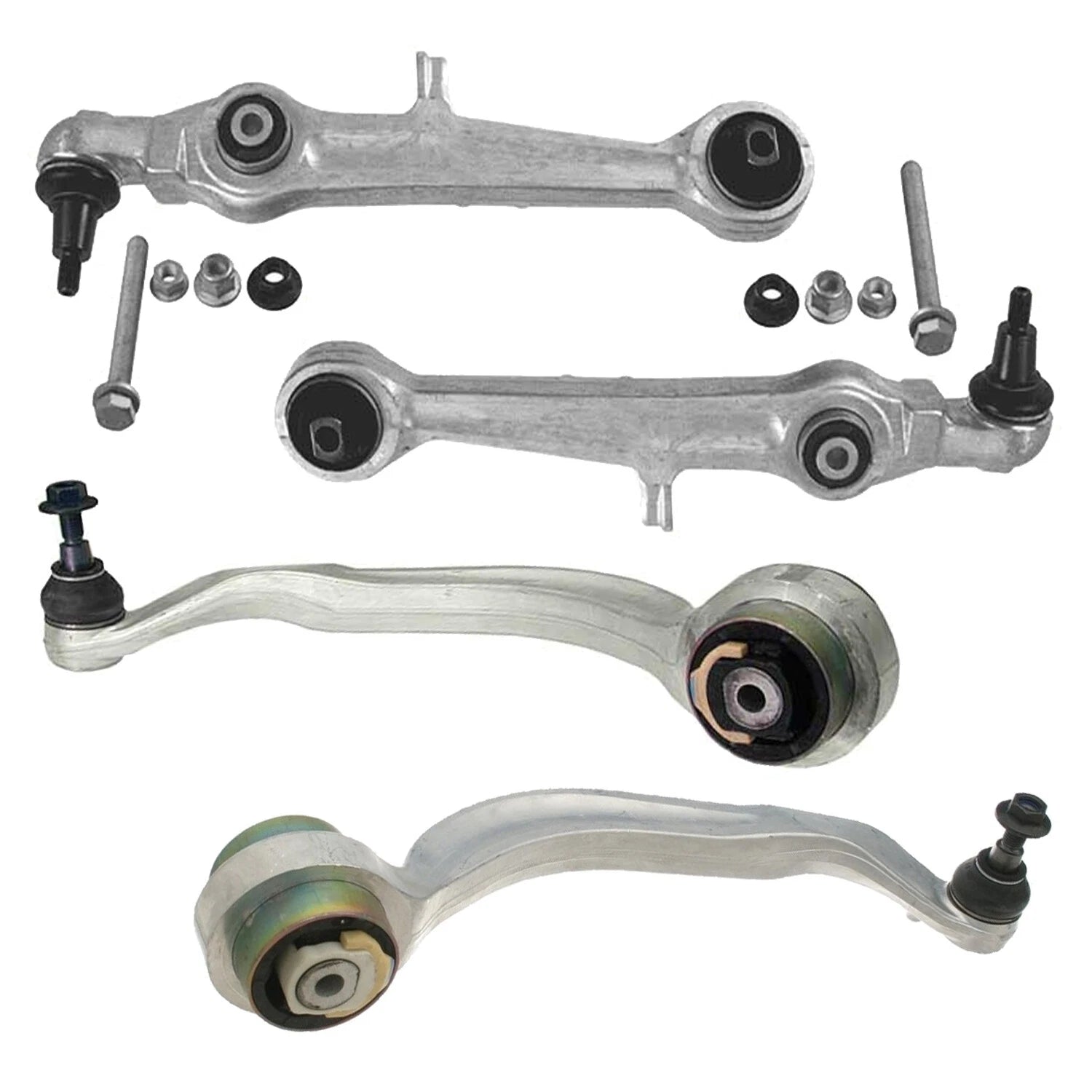 4pc Front Lower Control Arm Kit for Audi A4 A6 A8 Quattro S4 VW Passat (1996–2020)