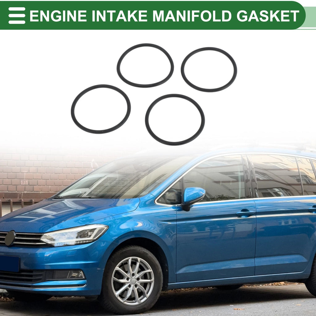 Set of 4 Engine Intake Manifold Gaskets for Volkswagen Touran (2006–2009) No. 06A129717D
