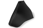 Leather Manual Shift Boot Cover for Chevrolet Cavalier (2000–2005) White Stitch