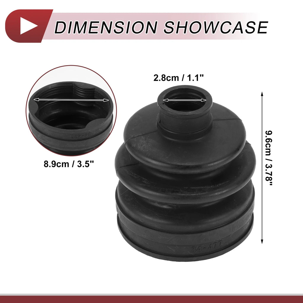 Inner CV Joint Boot Kit w/ Clamps for Mitsubishi Outlander (2007–2020)