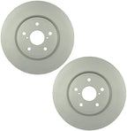 2X Bosch QuietCast Front Vented Disc Brake Rotors for Lexus LS430 (2001–2006)