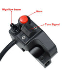 7/8" Left Motorcycle Handlebar Switch for