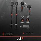 6X Inner & Outer Tie Rod Ends for Ford Taurus (1996-2007)
