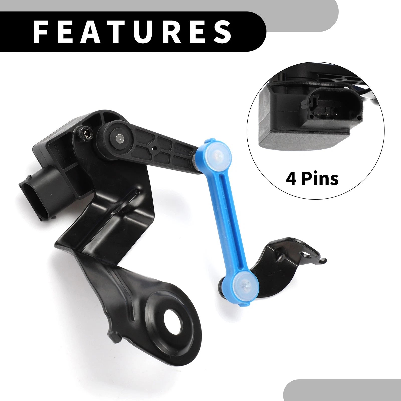 Rear Air Suspension Ride Height Level Sensor No. 8E0616571H for Audi A4 (2002–2009)