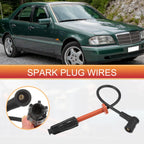 3X Spark Plug Wire Ignition Coil Cable No. 1101591818 for Mercedes-Benz C220 (1994–2000)