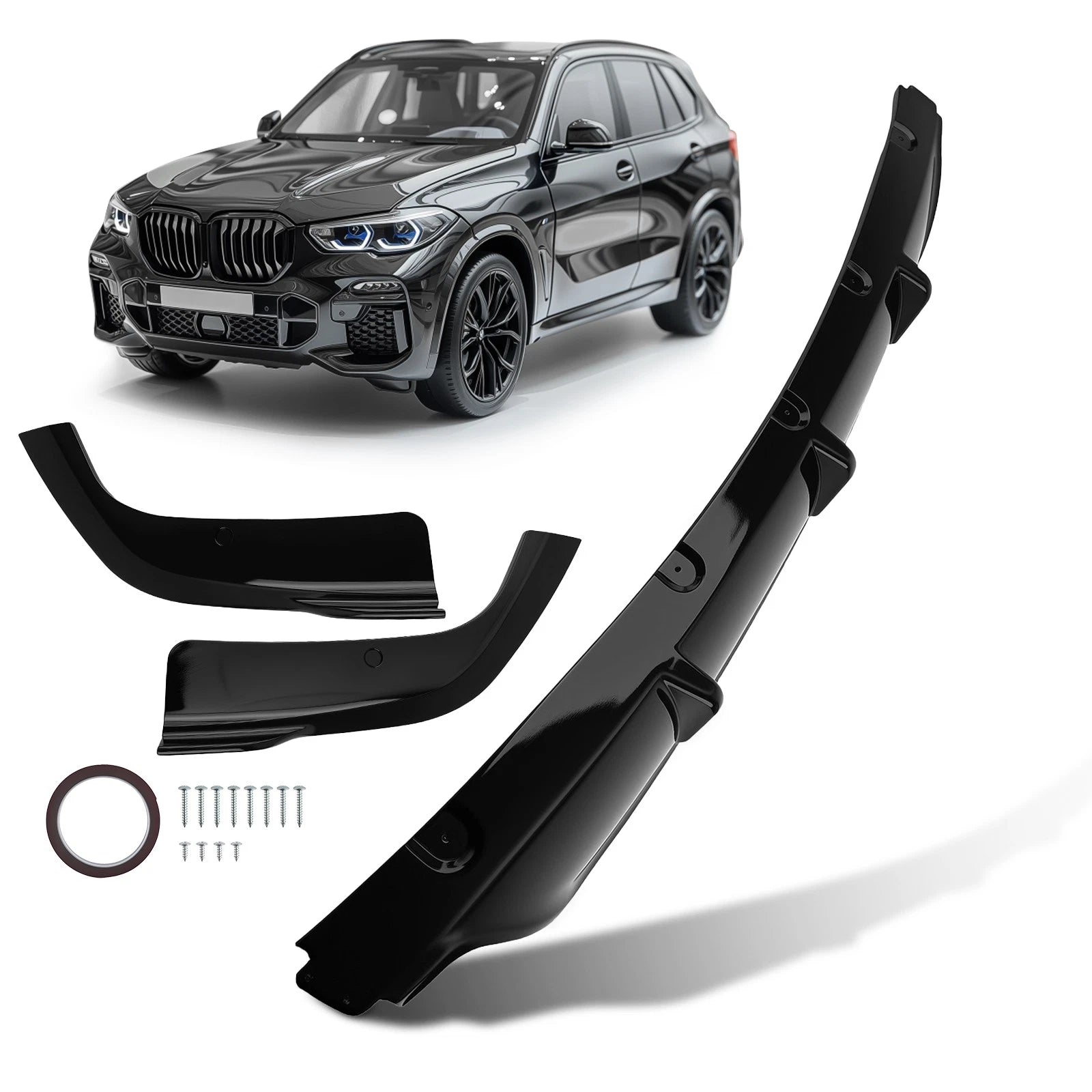 Rear Bumper Diffuser for BMW X5 (2019-2025) Gloss Black M Sport Style