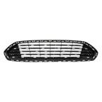 Replacement Gray Matte Polypropylene Front Upper Grille (See Compatible Chart)