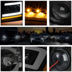 LED Sequential Signal Projector Headlight for Tahoe/Suburban (2007–2014)