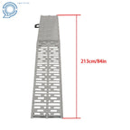 7.5' Heavy Duty Aluminum Folding Loading Ramp for Motorcycle ATV UTV