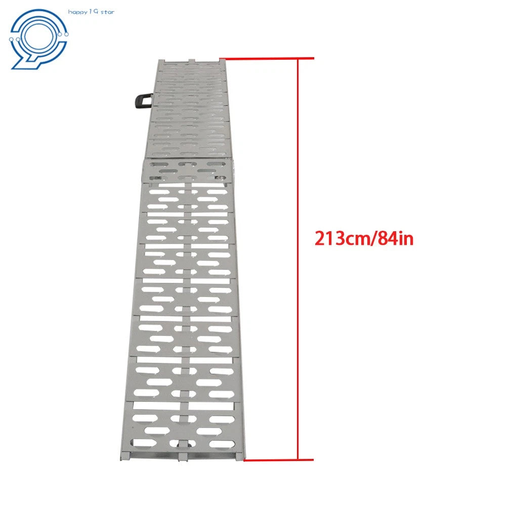 7.5' Heavy Duty Aluminum Folding Loading Ramp for Motorcycle ATV UTV