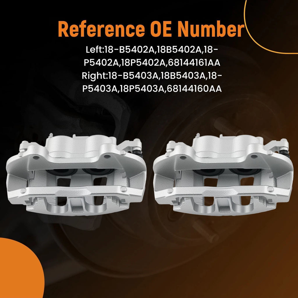 Front Brake Calipers with Bracket for Dodge Journey (2012-2020)