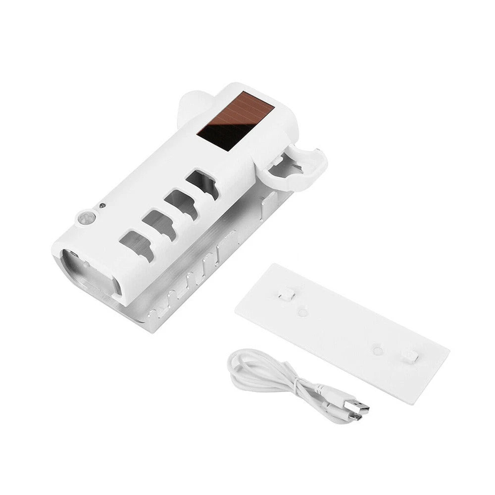 Toothbrush Sterilizer UV for Bathroom USB Solar Charging Holder