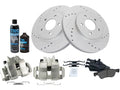 Front Brake Pad Rotor Caliper Set for Mazda Tribute (2001–2007) QZ634VJ