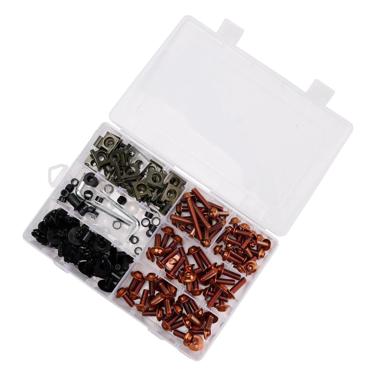 M5 Clip Schrauben Set for M6 (1980–1980) - Black Trim Screws