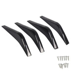 Rear Bumper Lower Air Diffuser Fins for Corvette C7 (2014–2020) Matte Black