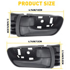 Pair of Interior Door Handles for Toyota Sienna (2004–2010)