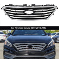 Front Bumper Cover Upper Grille for Hyundai Sonata (2015–2017)