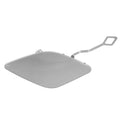 Front Bumper Tow Hook Cover for Mercedes-Benz (2019-2023) Pale Silver Tone