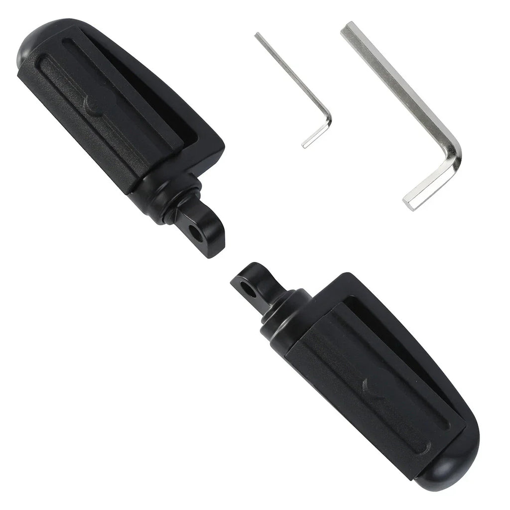 Footrest Pegs 10mm Matte Black for Harley XL883 1200 Sportster Street Glide