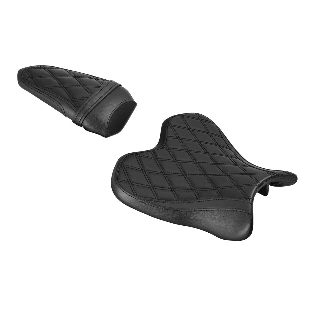 Front Driver & Rear Passenger Seat for Yamaha YZF R1 (2015–2023) Black