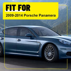 Gloss Black Window Pillar Post Trim Cover for Porsche Panamera (2009–2016) 4-40X