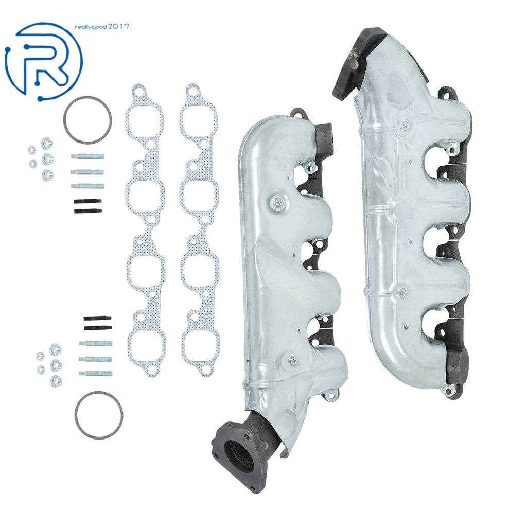 Exhaust Manifold Set for Chevy Silverado GMC Sierra 3500 (2001–2006)