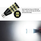 Set of 2 Super Bright 54 LED Backup Reverse Lights for Various Models