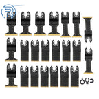 22Pcs Steel Oscillating Tool Blades for Metal Cutting