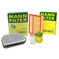 Mann Oil Air Carbon Cabin Filter Service Kit for Mercedes W202 C208 C280 CLK320 (1994–2002)