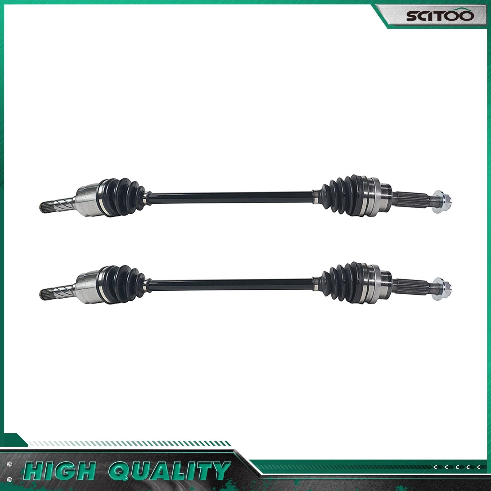 CV Axles Set of 2 for Lincoln MKC (2015–2019), MKZ (2013), Ford Escape (2013–2019)