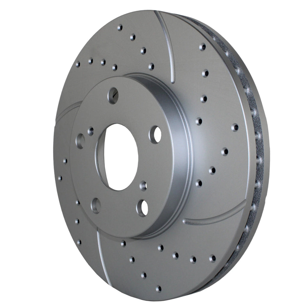 2X Front Drilled Coat 275mm Brake Rotors for ES300 Camry (1992–1996)