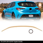 ABS Rear Trunk Wing Spoiler Lip for Toyota Corolla (2014â2019)
