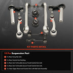 10x Rear Control Arm Sway Bar Link for BMW X5 X6 (2008–2012)
