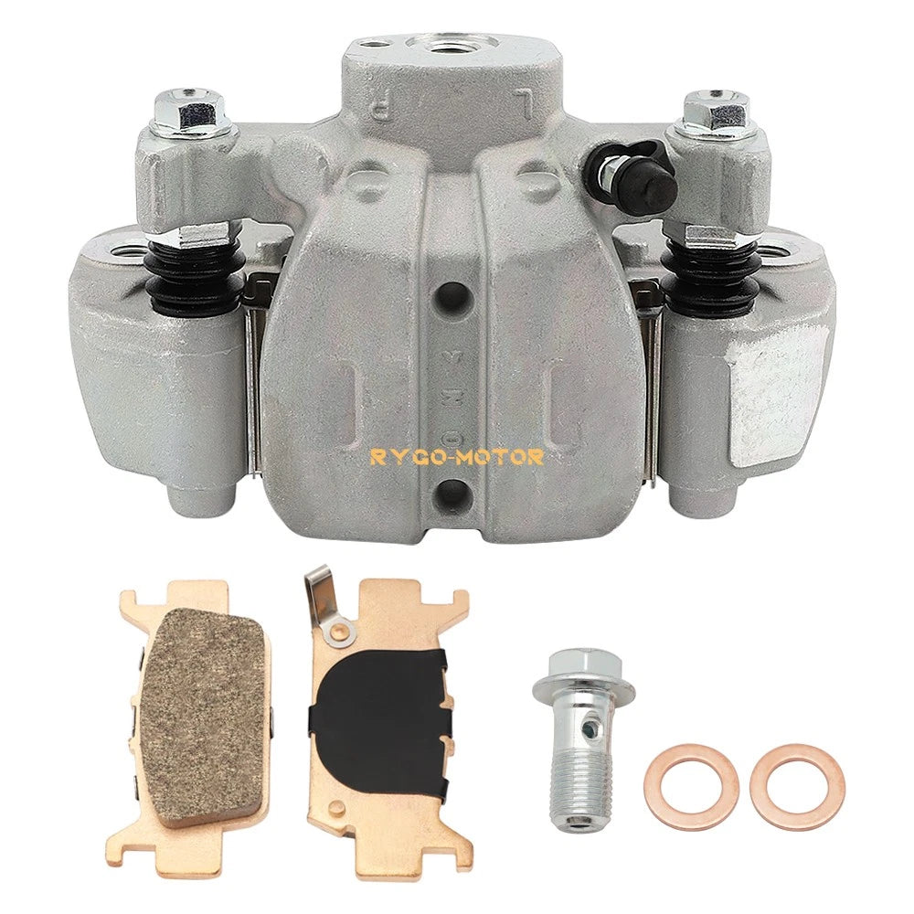 Rear Left Brake Caliper w/Pads for Honda Pioneer 1000, Talon 1000 (2016–2023)