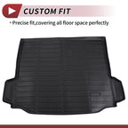 Cargo Liner Rear Trunk Mat for BMW X3 G01 (2018–2024) Long Grid Pattern Black TPE
