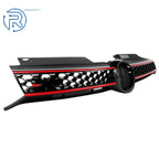 Honeycomb Upper Grille for VW Golf (2010-2013) Gloss Black