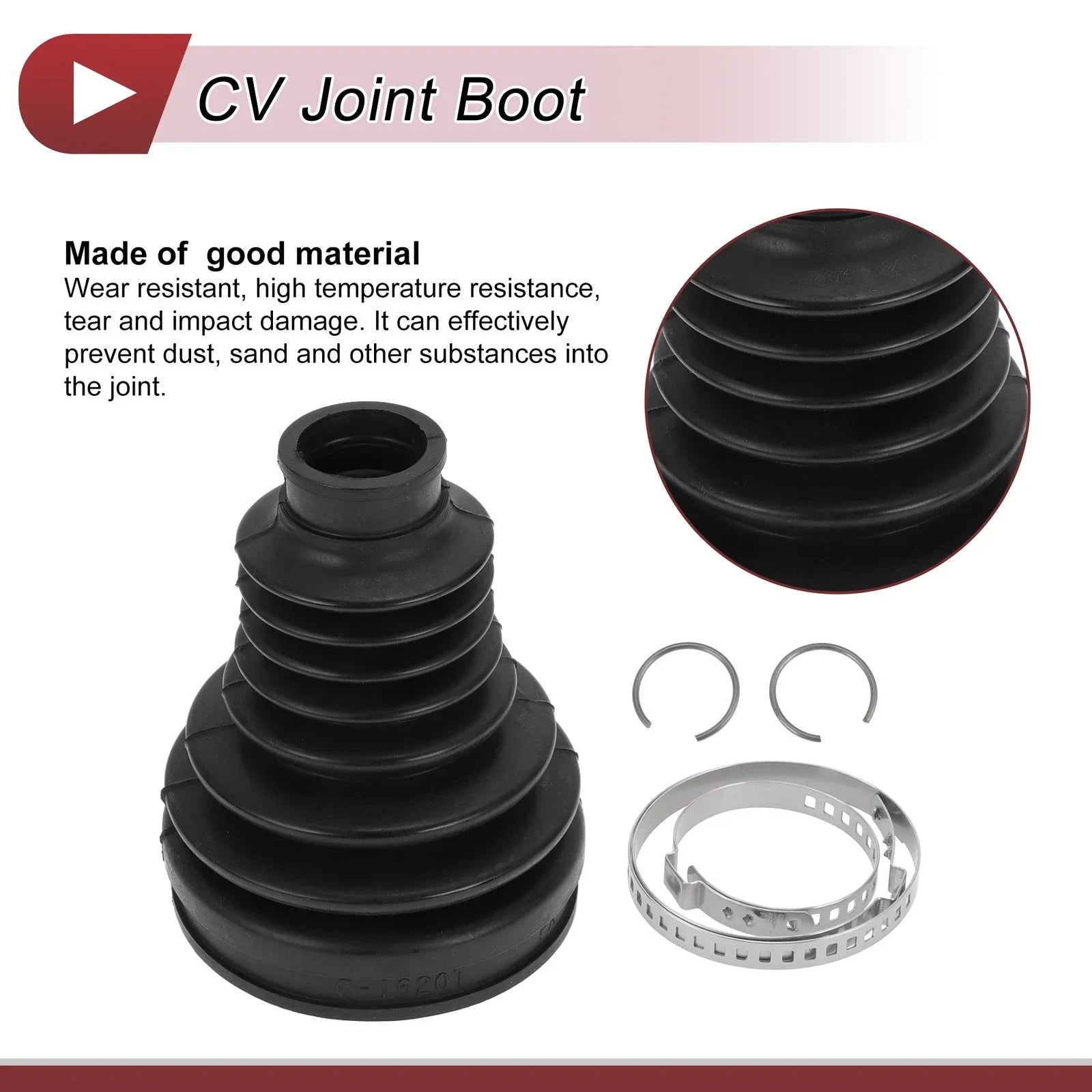 Inner CV Boot Kit with Clamps for BMW X3 (2011 - 2017)