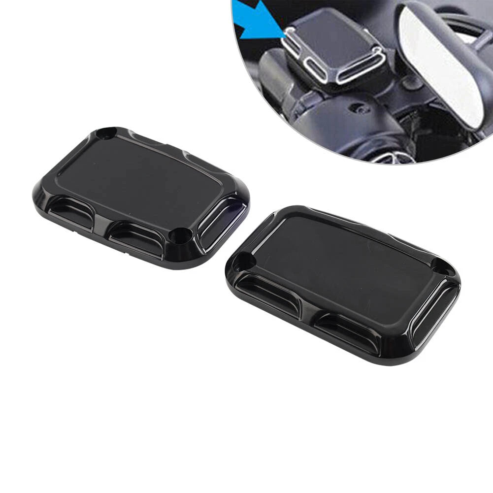 Front Brake Master Cylinder Covers for Harley Street Glide, Road King, V-Rod (2006–2023)