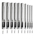 10pcs Leather Craft Hollow Drilling Puncher Set with Steel Punches